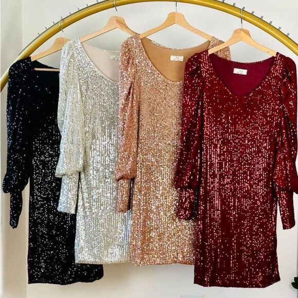 Dresses & Skirts - Made in Italy Sequins Mini Dress